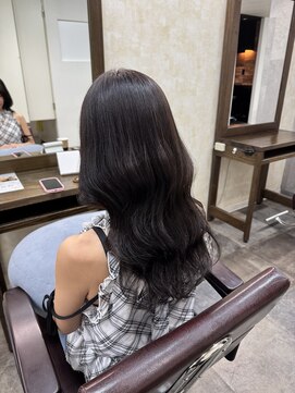 アンドカオマワリカットファム(Fann.) 髪質改善 レイヤーカット トリートメント 前髪 顔まわり 韓国風