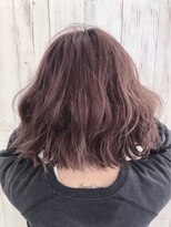 ヘア ドレス リッケ(hair dress lykke)&nbsp;【lykke】ウルフボブ×Lavender grey