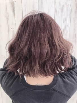 ヘア ドレス リッケ(hair dress lykke) 【lykke】ウルフボブ×Lavender grey