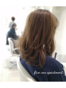 ファイブボックスヘアー 広島(five vox hair) シークレットカラーKHAKIGREGE