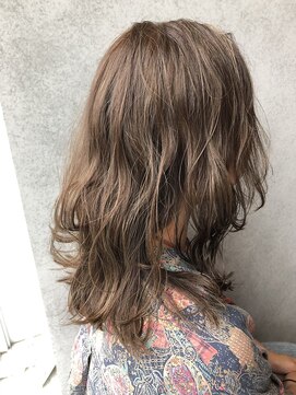 ヘアサロンエム 渋谷店(HAIR SALON M) 外ハネボブ/アッシユブラウン/ネオウルフ/デザインカラー