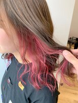 ジーナ 新宿(Zina)&nbsp;【Zina　新宿】イメチェン毛先パーマ耳かけ×フォギーベージュ