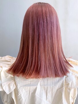 アルバム 銀座(ALBUM GINZA) ピンクミディ_セシルカットココアブラウン_ba302523