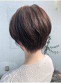 マロンブラウン／ショートボブ
