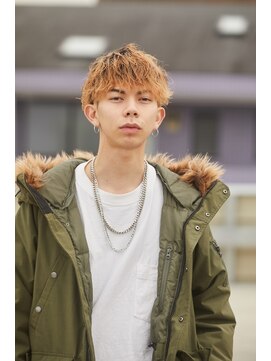 メンズサロンドットリアン(dot. lien) 【men’s salon dot. Tokyo】オレンジブラウン×スパイラル