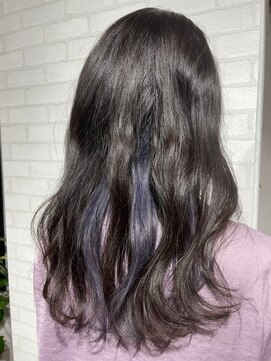 ビス ヘア アンド ビューティー 西新井店(Vis Hair＆Beauty) インナーカラー/ブルーラベンダー/ハイトーン/10代/20代