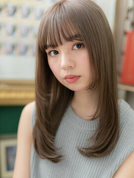 カバーヘア ブリス 北浦和(COVER HAIR bliss) 大人可愛いエアーストレートレイヤーロングT2北浦和20代30代!