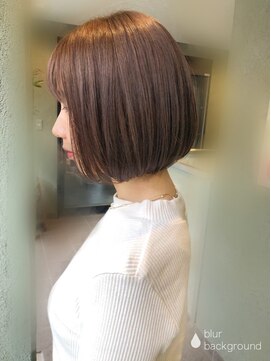 ルーブ(Roove) ソフトベージュ×コンパクトボブ