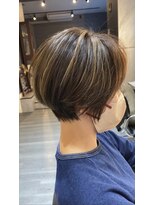 ミチオノザワヘアサロンギンザ 静岡店(Michio Nozawa HAIR SALON Ginza) お洒落ショート×ハイライト