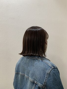 リー 甲子園(Lee) パツっとボブ × アッシュブラウン