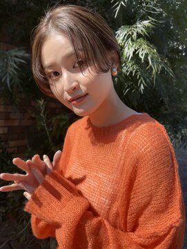 ソルトウォーター(SALT WATER) ハンサムショート　小顔　ハイライトカラー