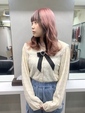 ディア(.eer) 【.eer/ディア】ホワイトピンクカラー/フェイスフレーミング