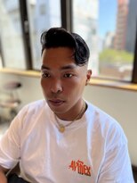 リバレッジ 広尾(Leverage)&nbsp;海外七三フェードパーマ