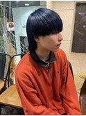 黒染め歴ありからできるネイビーカラー☆【多田　華歌】