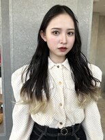 ロンドワン 三宮元町(Lond one) 毛先カラー/グラデーションカラー/ホワイトベージュ