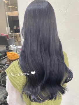 ベル バイ マグ 諏訪店(belle by Mag) 10代20代30代大人かわいい韓国風ブルーブラックヨシンモリヘア