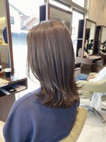 ヘアメイク アリエス 岩切店(HAIR MAKE aries) オリーブベージュ系レイヤーカット 20代 30代 40代 仙台 岩切 