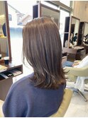オリーブベージュ系レイヤーカット 20代 30代 40代 仙台 岩切
