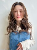 【Unami】くりっとコテ巻き風パーマ　大楽