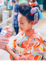 ジラ ヘアアンドメイク(girra HAIR&MAKE) 7歳七五三着付け