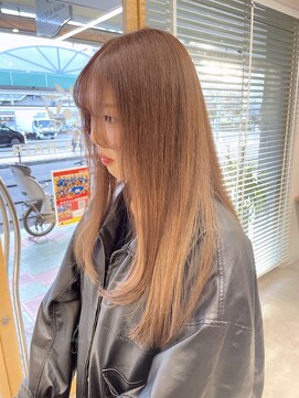 オリビアヘアー(OLIVIA HAIR) かわいすぎるミルクティーカラー～ロングver～