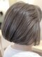 エマ ときわ台店(emma)の写真/ただ白髪を染めるだけではないオシャレもできるグレイカラーでヘアスタイルにデザインをプラスします♪