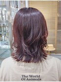 20代30代小顔ひし形デジタルパーマショートカットレイヤー
