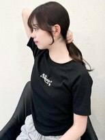 セルカ 新宿(CERCA) 新宿韓国風顔まわりカット、サイドバング、前髪カット