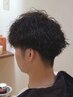 【メンズ】カット+パーマ ￥12,100