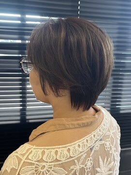 セジールへアメゾン(SAISIR HAIRMAISON) くびれヘア/アプリコットオレンジ/ハイライトカラー/岡山