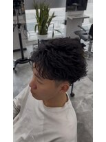 オム ブランシェ(HOMME BLANCHE’)&nbsp;【Ryo】スパイキーフェザーパーマ