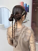 ソト 銀座(soto.)&nbsp;ミディアムヘア/暗めカラー/デザインカラー/ヘアセット/銀座