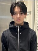 men's センターパート 韓国ヘア