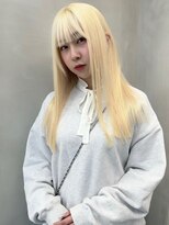 ネハス 名古屋栄店(nehus.)&nbsp;ブリーチ/クラゲヘアー/小顔に見せるヘア/ココアベージュ