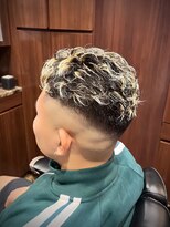 ヒロギンザ 五反田店(HIRO GINZA)&nbsp;スキンフェードメッシュ極道パーマ