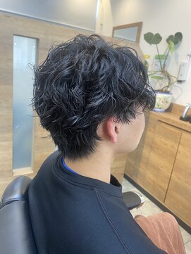 ツーブロ　スパイラル