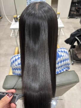 ナンバー 大分中央町店(N°) サラ艶ストレート 【髪質改善】ロング 【MAYA】