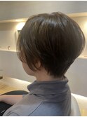 【大人美人ショートボブ】丸み×ツヤで上品シルエット