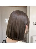 A BY WHO江坂/内巻きボブ/ベージュ