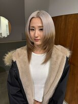 キオク(KIOX) シルバー ベージュ ルーツカラー