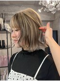 レイヤーカット / ブリーチカラー /デザインカラー
