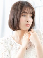 メルア バイ エイト つくば研究学園(Meluah by 8) 研究学園/髪質改善/シースルーバング×美髪ミニマルボブd