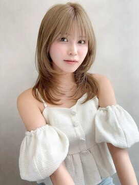 トゥルーズ(TLUUS) TLUUSダークパープルミルクブラウンナチュラルショート
