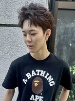 パークレーン アイス イヴェン(park lane ICI yeven)&nbsp;名古屋メンズショートパーマ　アクティブショート　メンズカット
