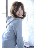 【ガーリーカジュアル】 ラフグレージュエアリーミディ20代/30代