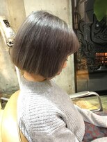 サロンドミルク 原宿(salon de MiLK)&nbsp;ライトグレーボブ