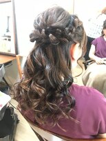 ロカット サロン(Roquat Salon) 結婚式ハーフアップアレンジ【ヘアアレンジ 袴/立川南/立川】