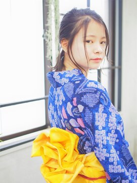 コニ(Coni) ♪百瀬俊幸♪浴衣、着物に合うシンプル簡単ヘアアレンジ