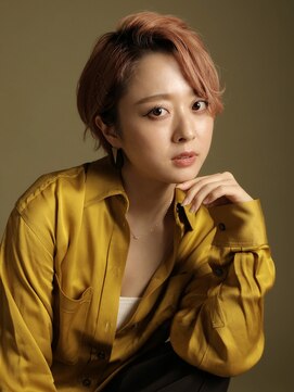 ショコラ アベノ(Chocolat ABENO) #ハンサムショート#大人可愛い#ピンクベージュ#ショコラ阿倍野