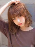 ふんわりボブ
